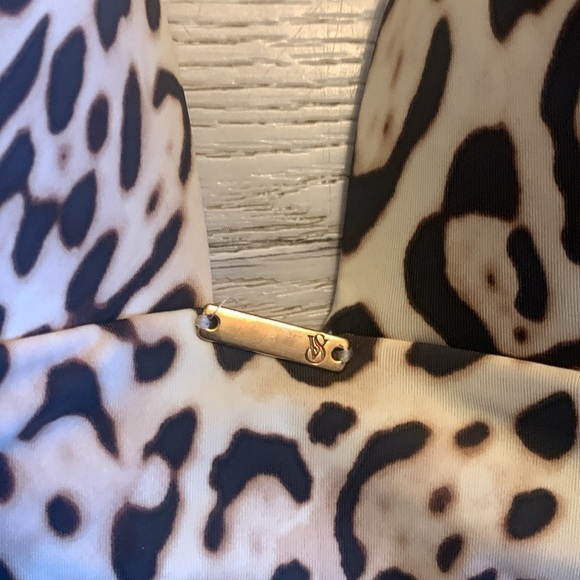 VICTORIA'S SECRET TANKINI TOP PUSH~UP BIKINI set ANIMAL PRINT MULTI COLOR size M - Picture 3 of 10